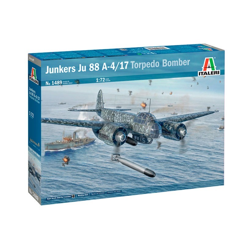 1:72 Italeri: Avión Junkers Ju 88 A-17 Torpedo Bomber