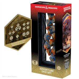 Dungeons & Dragons: Adventure Dice – Paladin: Orange, Blue