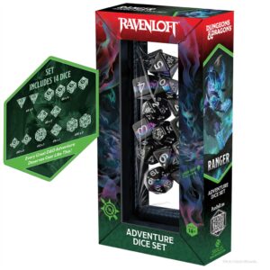 Dungeons & Dragons: Adventure Dice – Ranger: Black, Blue