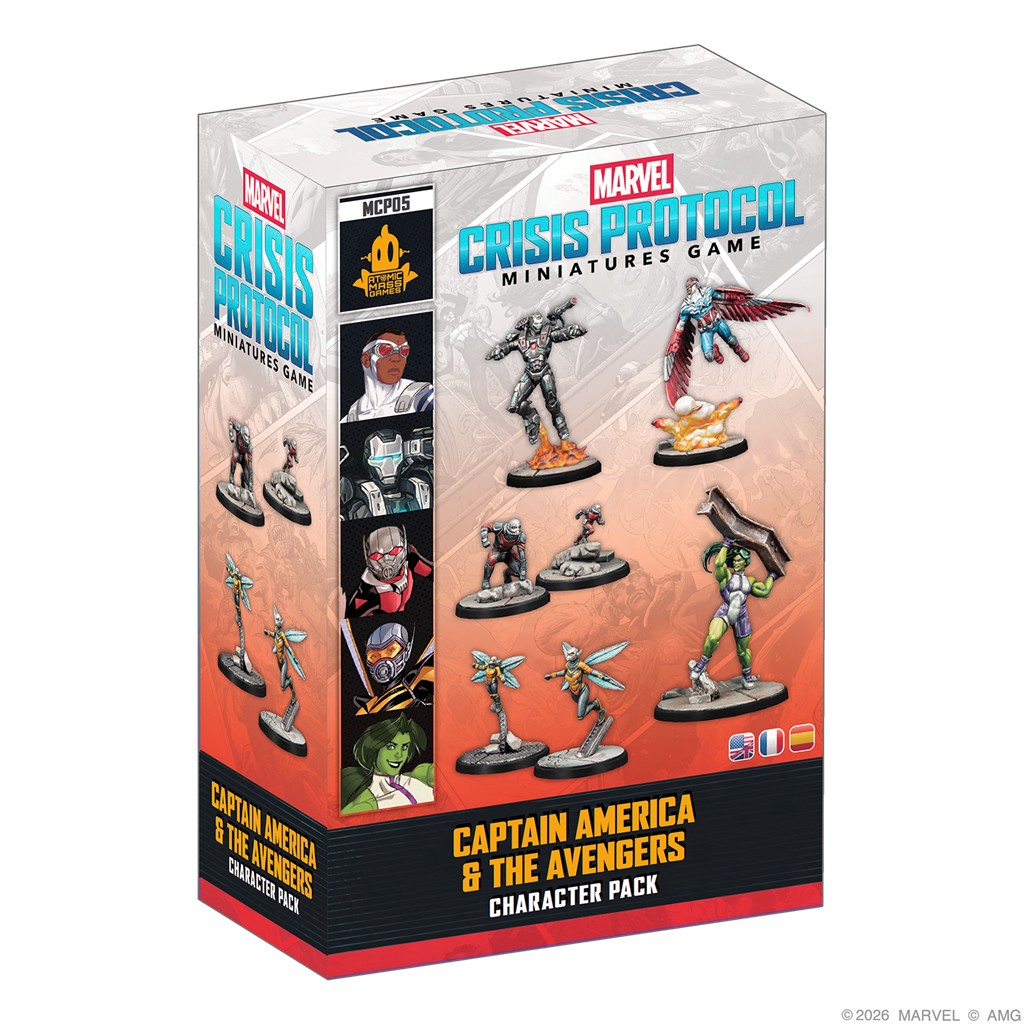 Pre Venta 04/12/2026. Marvel Crisis Protocol: Captain America & the Avengers