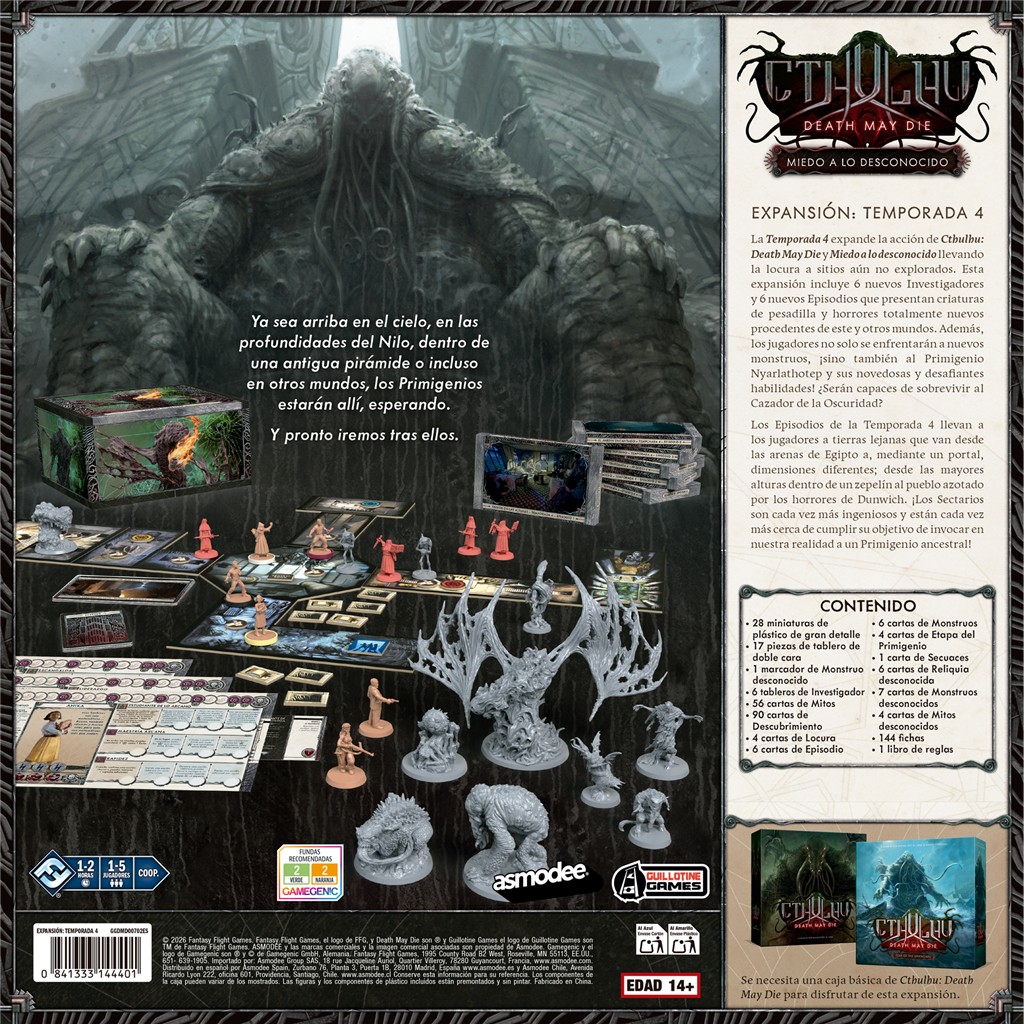 Pre Venta 30/10/2026. Cthulhu: Death May Die: Temporada 4 - Imagen 3