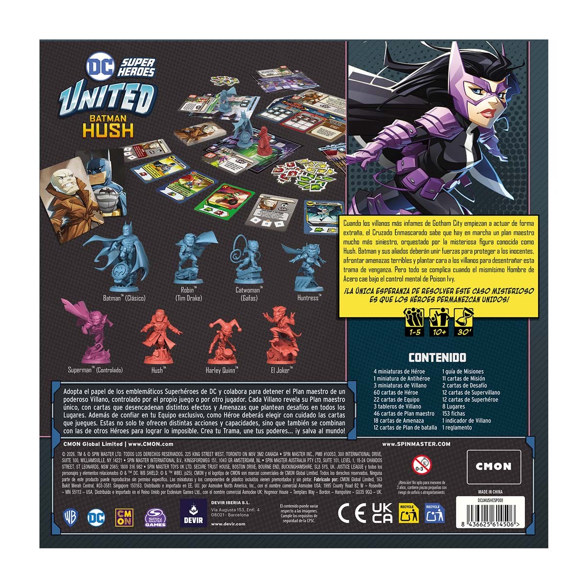 Pre Venta 30/10/2026. DC Super Heroes United Batman: Hush (Español) - Imagen 2