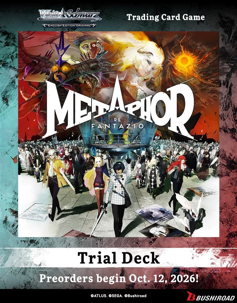 Pre Venta 26/03/2027 - Weiß Schwarz: Metaphor: Refantazio - (1x Deck) - Trial Deck (EN)