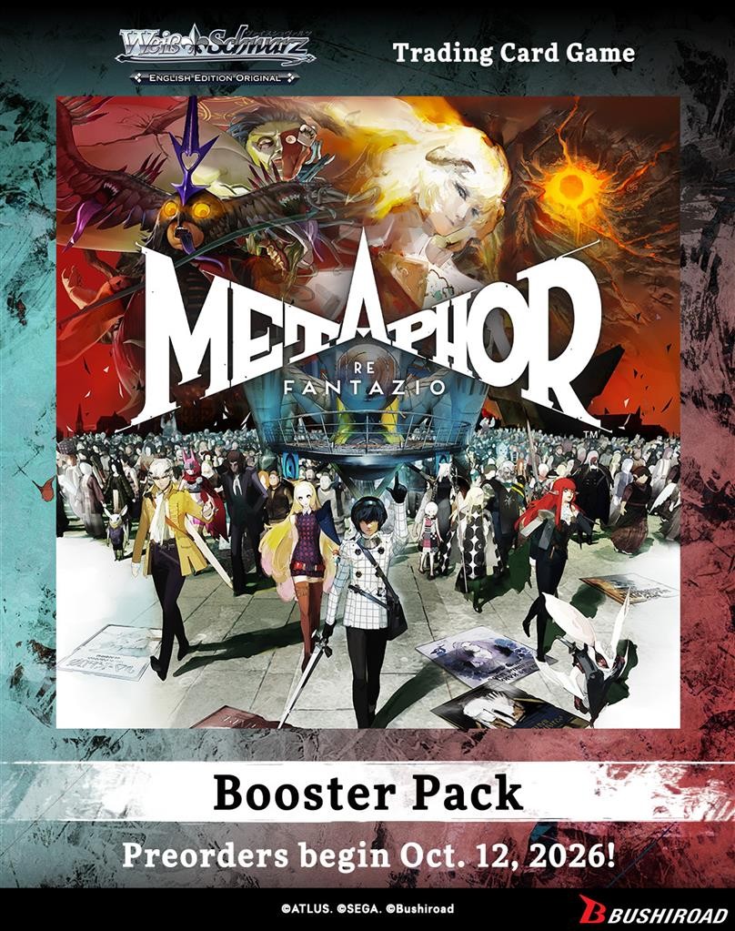 Pre Venta 26/03/2027 - Weiß Schwarz: Metaphor: Refantazio - Booster Case (12x Booster boxes) (EN)